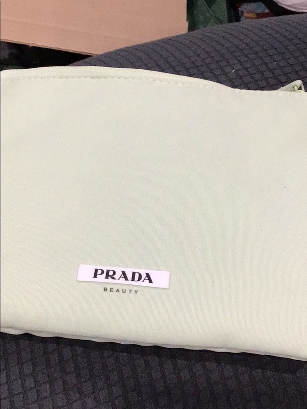 Prada makeup pouch